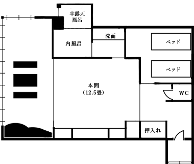 部屋間取り