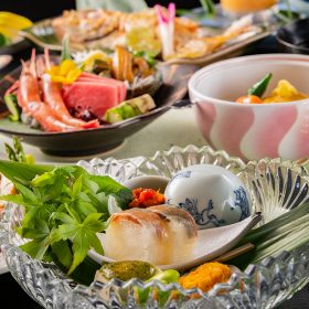 夏の懐石料理一例