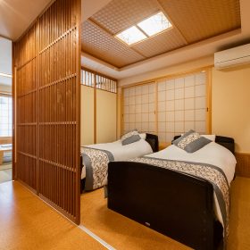 本館十楽棟バリアフリー和洋室一例